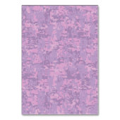 Libra Zodiac Sign on Fuchsia Digital Camo Kaart (Achterkant)