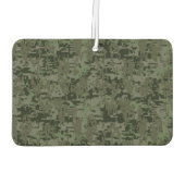 Libra Zodiac Sign on olijfgroene digitale camo Luchtverfrisser (Achterkant)