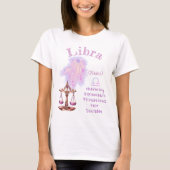 Libra Zodiac Sign T-Shirt *1 (Voorkant)