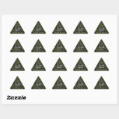 Libra Zodiac Sign Woodland Digital Camouflage Sticker (Vel)