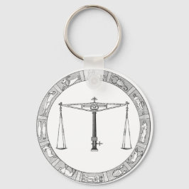 LIbra Zodiac Sleutelhanger