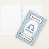Libra Zodiac Symbol Element van Kenneth Yoncich Planner (Display)