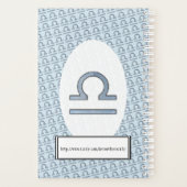 Libra Zodiac Symbol Element van Kenneth Yoncich Planner (Achterkant)