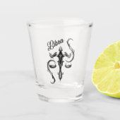 Libra Zodiac Symbol Glass Shot Glas (Voorkant)