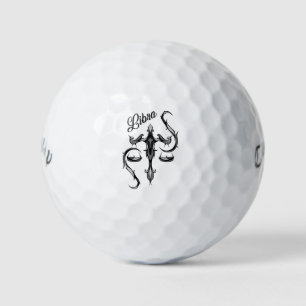 Libra Zodiac Symbol Golf Balls Golfballen