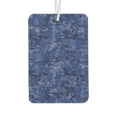 Libra Zodiac Symbol op Blue Digital Camo Luchtverfrisser (Achterkant)