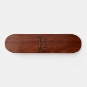 Libra Zodiac Symbol op Mahogany Persoonlijk Skateboard (Horizontaal)