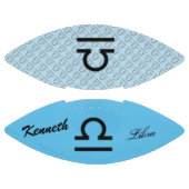 Libra Zodiac Symbol Standard by Kenneth Yoncich American Football (Panelen)