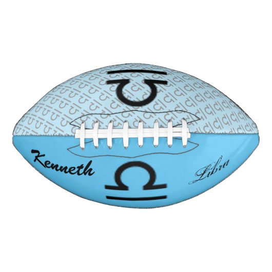 Libra Zodiac Symbol Standard by Kenneth Yoncich American Football (Voorkant)