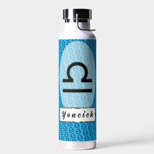 Libra Zodiac Symbol Standard by Kenneth Yoncich Waterfles (Links)