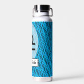 Libra Zodiac Symbol Standard by Kenneth Yoncich Waterfles (Achterkant)