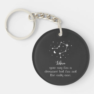 LIBRA ZODIAC TEKEN SLEUTELHANGER