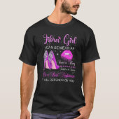 Libragier Birthday High Heels Driving Lips Butte T-shirt (Voorkant)