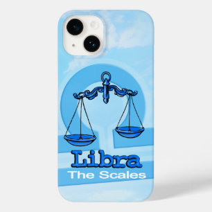 Libraluchtbord zodiale iphoneblauw Case-Mate iPhone case
