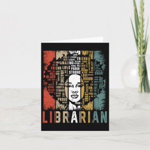 Librarian Afro African American Women Black Histor Kaart