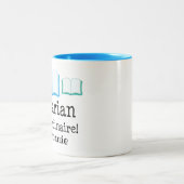 Librarian Apprecialized Tweekleurige Koffiemok (Center)