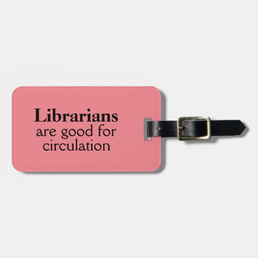 Librarian Bag ID Label Bagagelabel (Voorkant horizontaal)