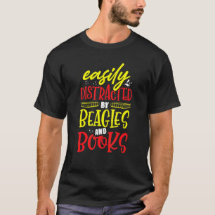 Librarian boekenwurm gemakkelijk afgeleid door een t-shirt