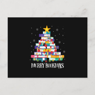 Librarian Book Lover Books kerstboom Merry Bo Briefkaart