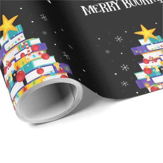 Librarian Book Lover Books kerstboom Merry Bo Cadeaupapier (Rol Hoek)