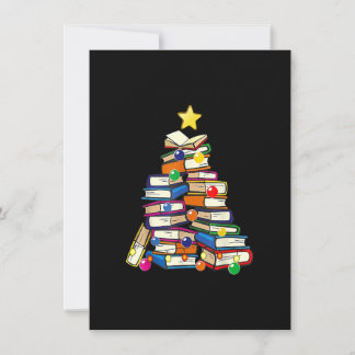 Librarian Book Lover Books kerstboom Merry Bo Kaart