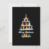 Librarian Book Lover Books kerstboom Merry Bo Kaart (Voorkant)