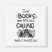 Librarian, Book Lover, Bookworm Magnet (Voorkant)