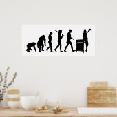 Librarian book lovers library index card poster (Keuken)