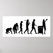 Librarian book lovers library index card poster (Voorkant)