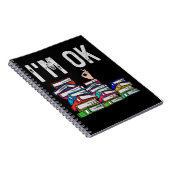 Librarian Book Reader Funny Book Lover Notitieboek (Rechterzijde)