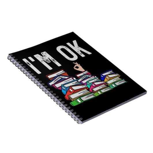 Librarian Book Reader Funny Book Lover Notitieboek (Rechterzijde)