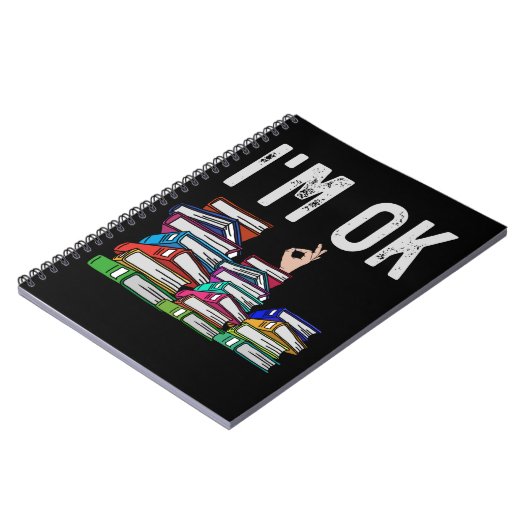 Librarian Book Reader Funny Book Lover Notitieboek (Linkerzijde)