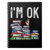 Librarian Book Reader Funny Book Lover Notitieboek (Voorkant)