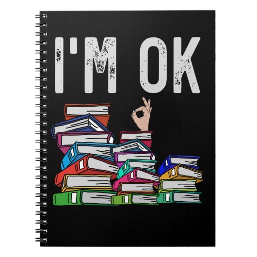 Librarian Book Reader Funny Book Lover Notitieboek (Voorkant)