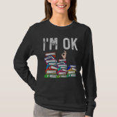 Librarian Book Reader Funny Book Lover T-shirt (Voorkant)