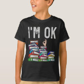 Librarian Book Reader Funny Book Lover T-shirt (Voorkant)
