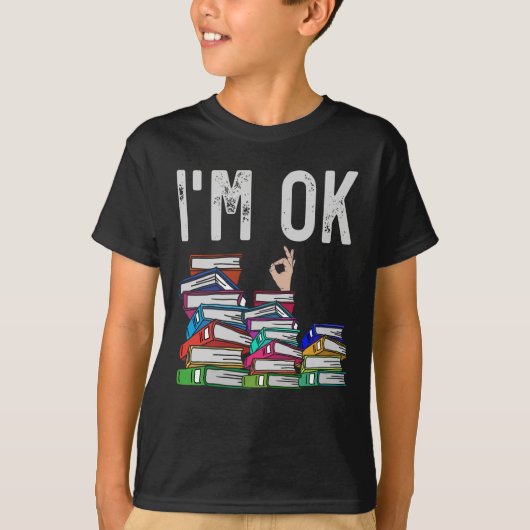 Librarian Book Reader Funny Book Lover T-shirt (Voorkant)