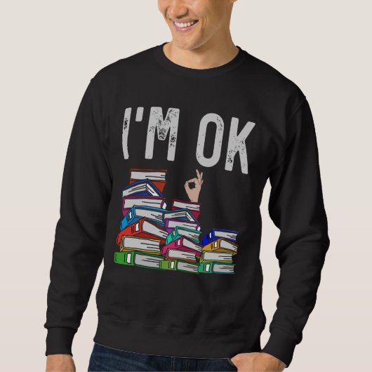Librarian Book Reader Funny Book Lover Trui (Voorkant)