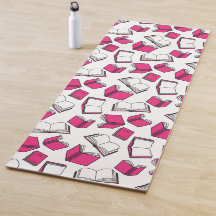 Librarian Book Reader Pink White