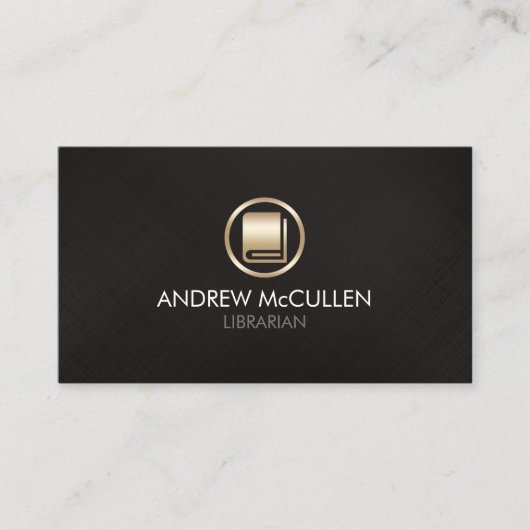 Librarian Book Store Visitekaartje (Voorkant)