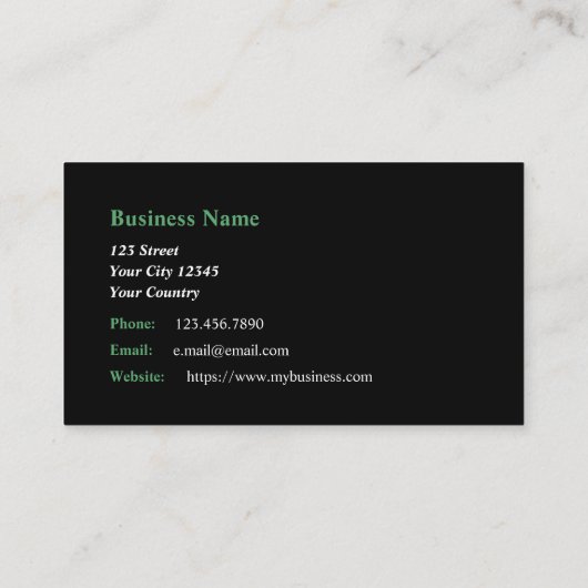 Librarian Bookselaar Visitekaartje (Achterkant)