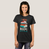 Librarian Bookworm Book I Read Books like it's T-shirt (Voorkant volledig)