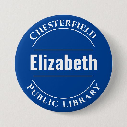 Librarian Button Badge (Voorkant)