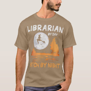 Librarian by Day heks by Night Women Halloween T-shirt