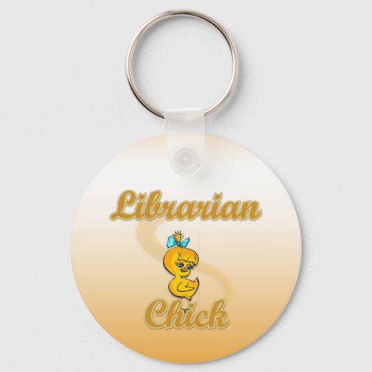 Librarian Chick Sleutelhanger (Voorkant)