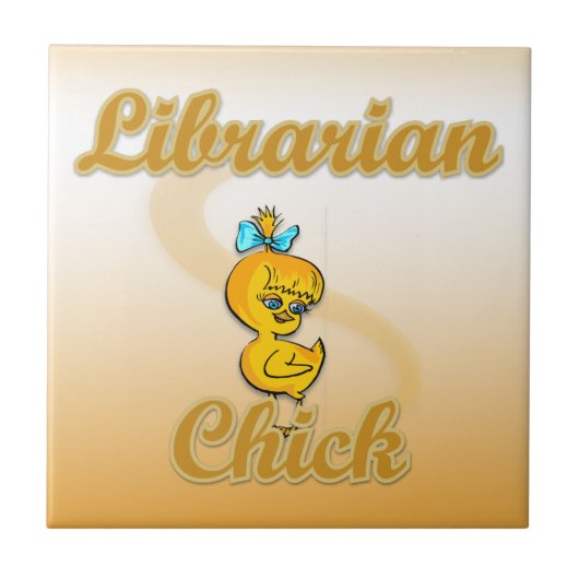 Librarian Chick Tegeltje (Voorkant)