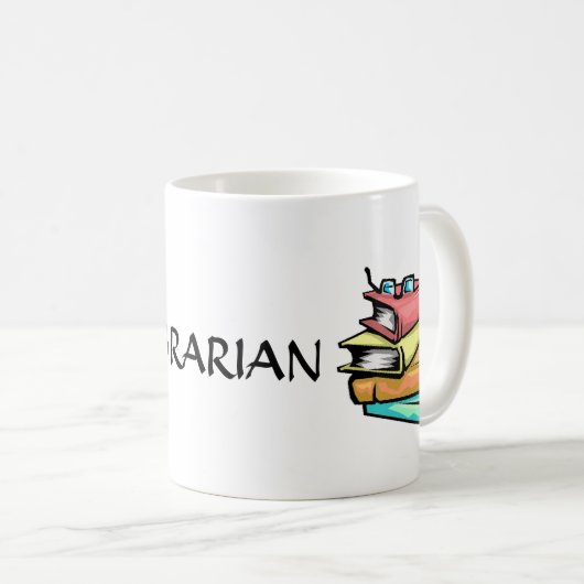 Librarian Coffee Mok (Voorkant rechts)