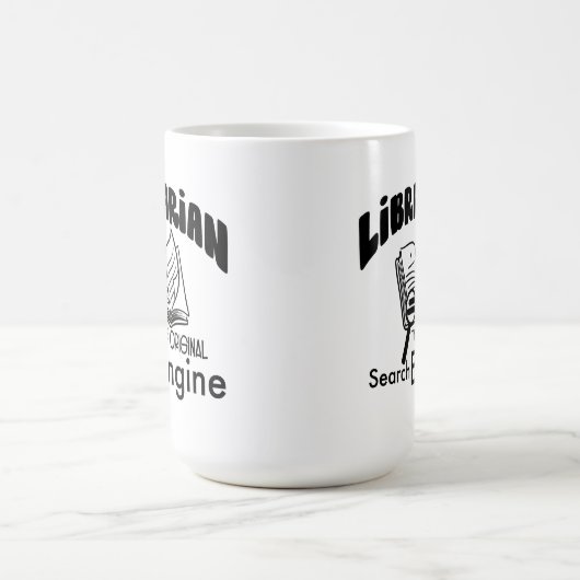 Librarian de Original Search Engine Coffee Mok (Center)