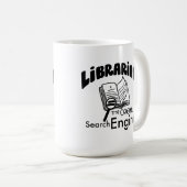 Librarian de Original Search Engine Coffee Mok (Voorkant rechts)