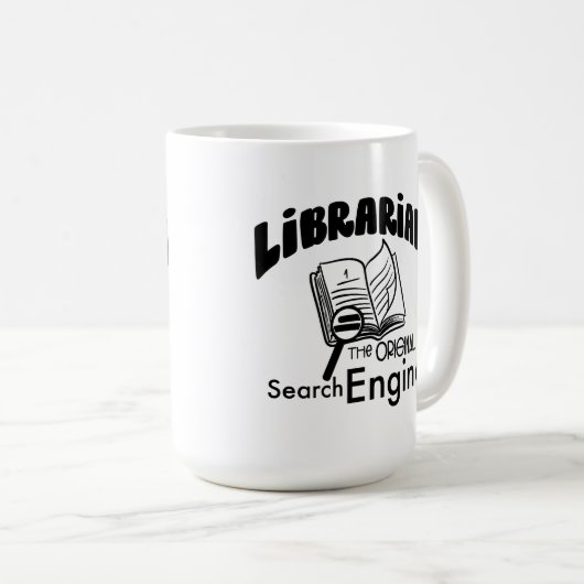 Librarian de Original Search Engine Coffee Mok (Voorkant rechts)